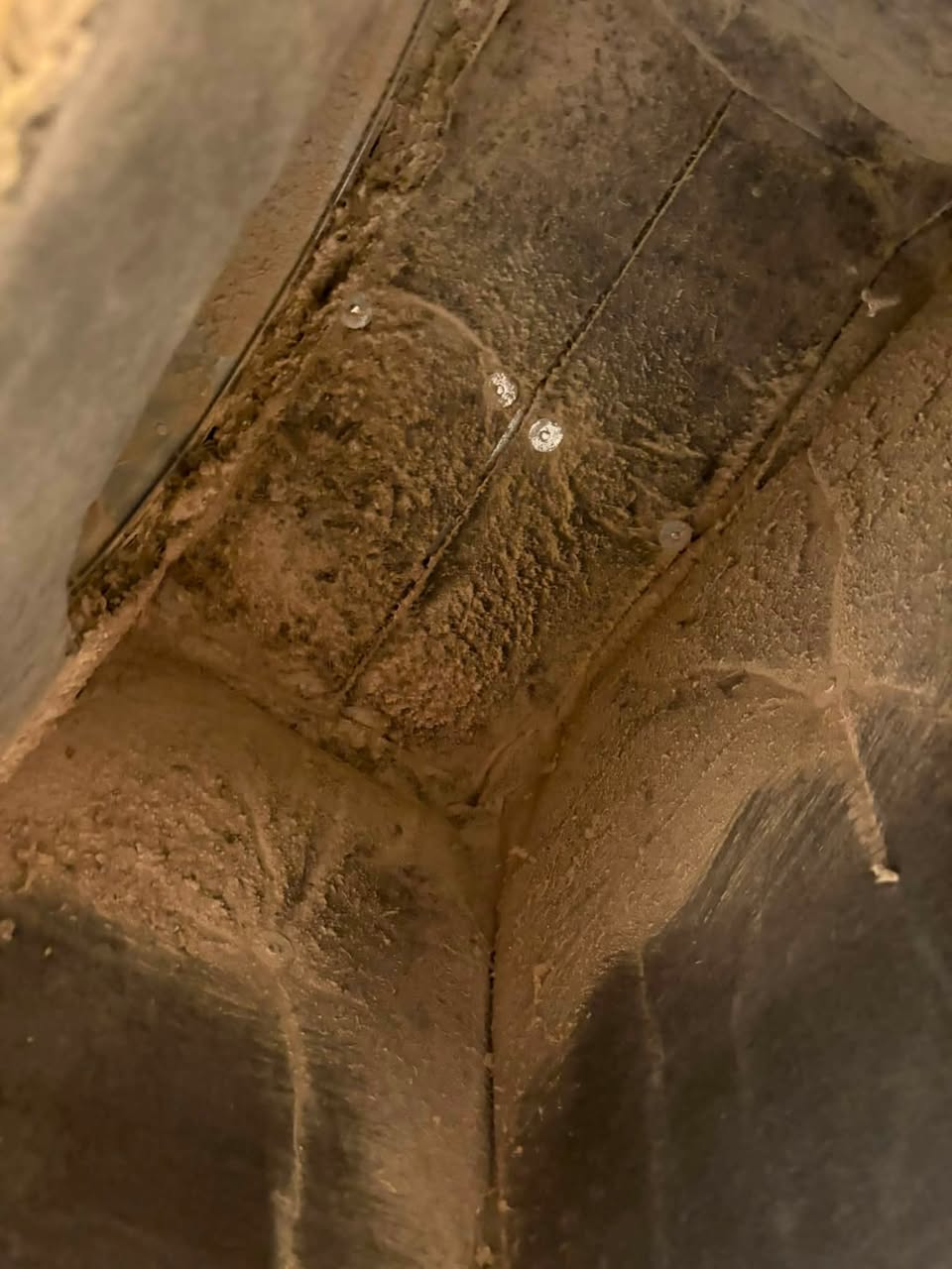 Supply duct cleaning — before duct cleaning
